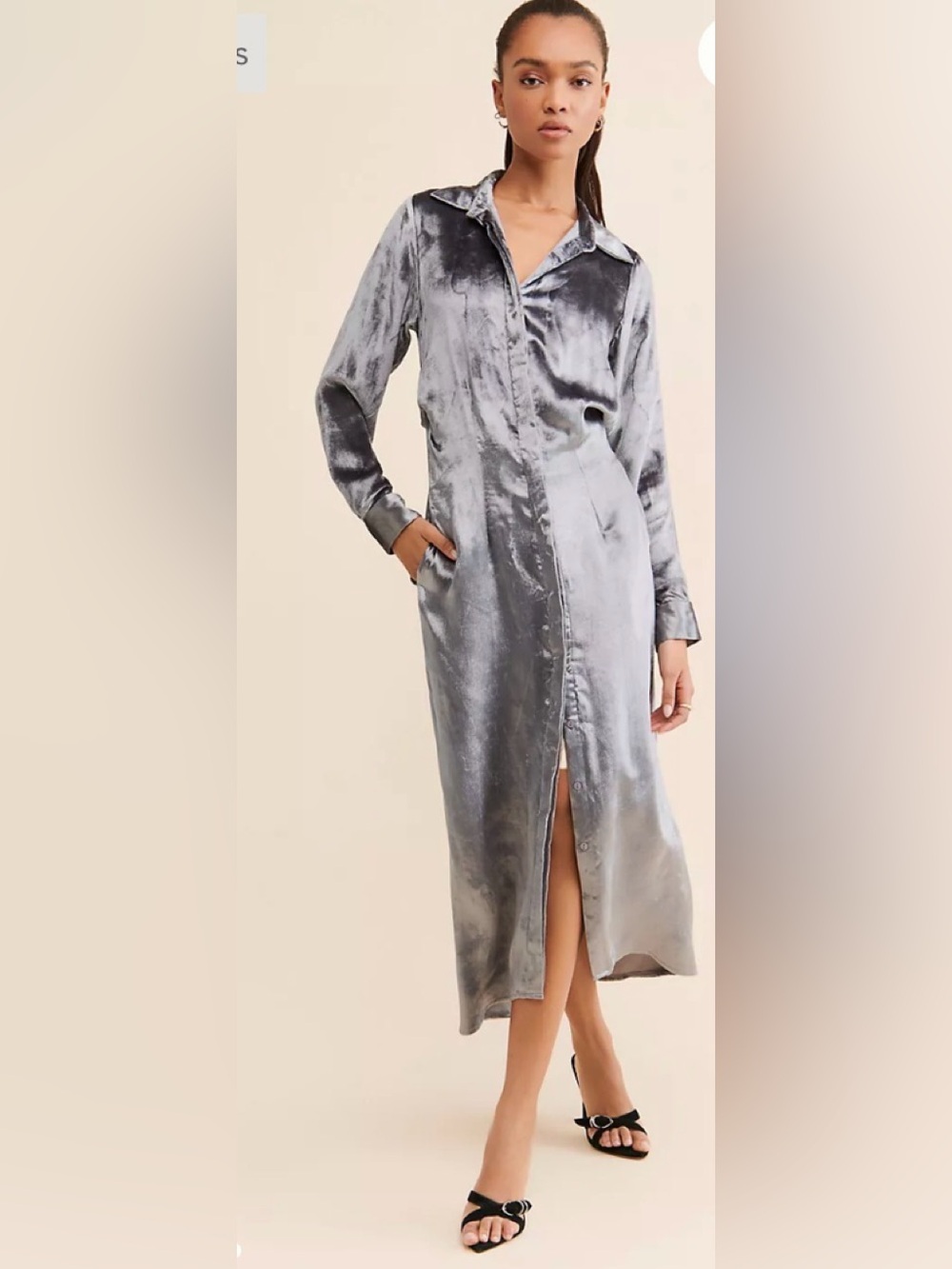 Samant Chauhan VelvetAnthropologie Maxi Shirtdress Size M &2X
Available. NWOT
